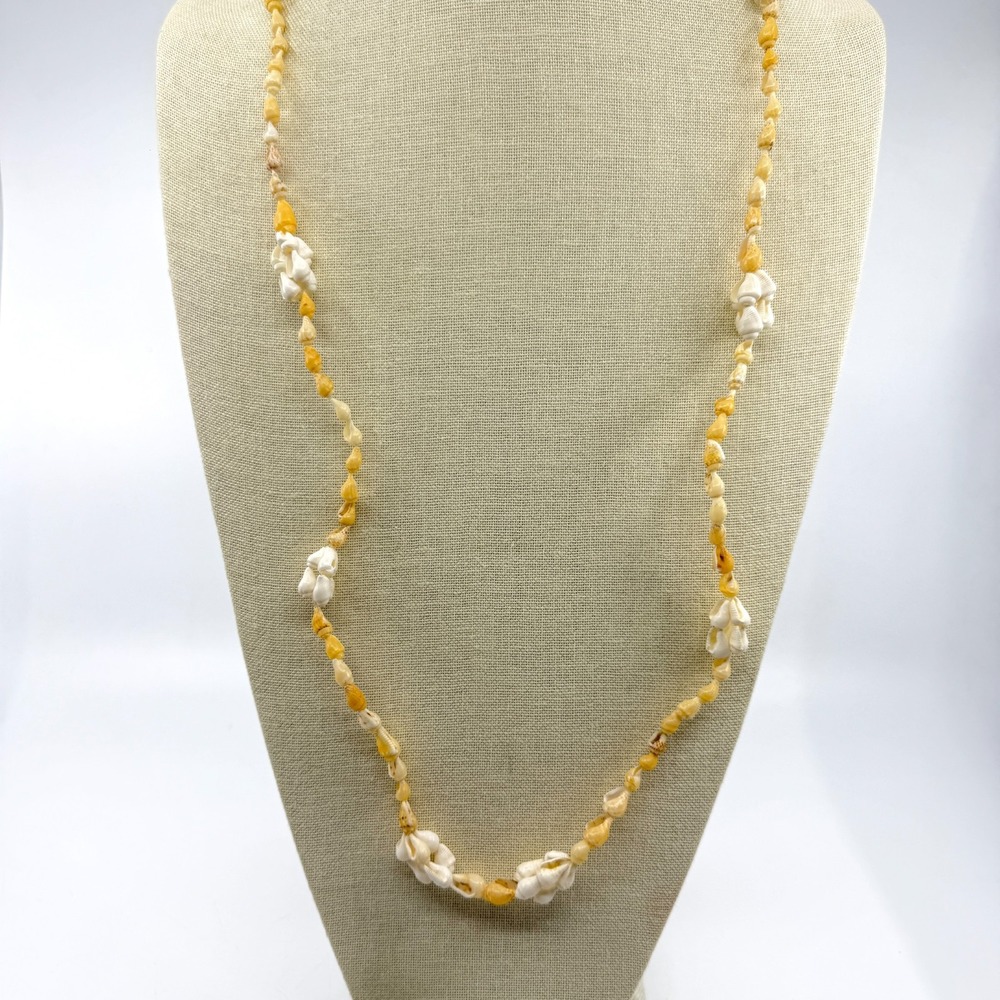 Boho Coastal Seashell Necklace - Summer Beach Festival Jewelry Gift
